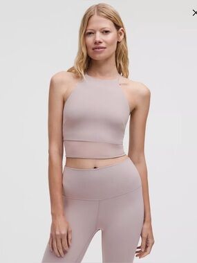 Lululemon Nulu High-Neck Mesh-Hem Tank Top, B/C Cup, NWT!  Size XS